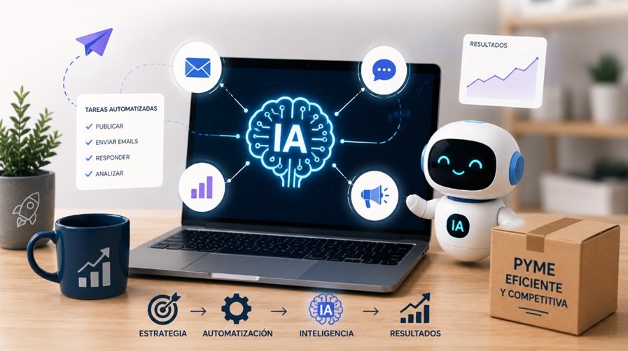 IA para Marketing: Automatiza tu Pyme sin Gastar Fortuna