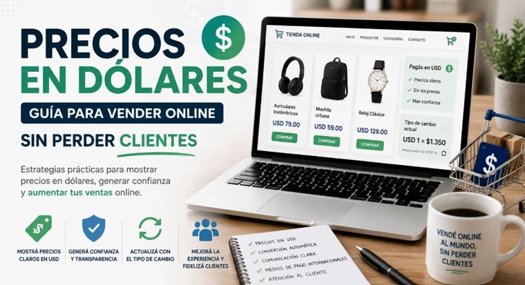 Precios en Dólares: Guía para Vender Online sin Perder Clientes